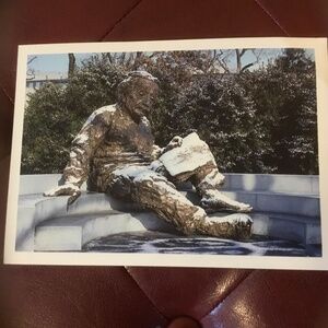 The Albert Einstein Memorial Postcard - National Academy of Sciences Wash, DC